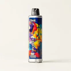 UWIN Crystal 10000 Puffs : Vape Jetable à Nicotine Personnalisable, RVB, 18mL, 650mAh