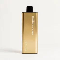 Umin Slick Plus 10000 : Vape jetable, 10 000 bouffées, 2700mAh non rechargeable, MTL