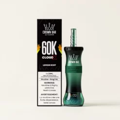 AL FAKHER CROWN BAR CLOUD-X 60K Bouffées – Mini Hookah Double Mode DTL/MTL 50ml 6mg